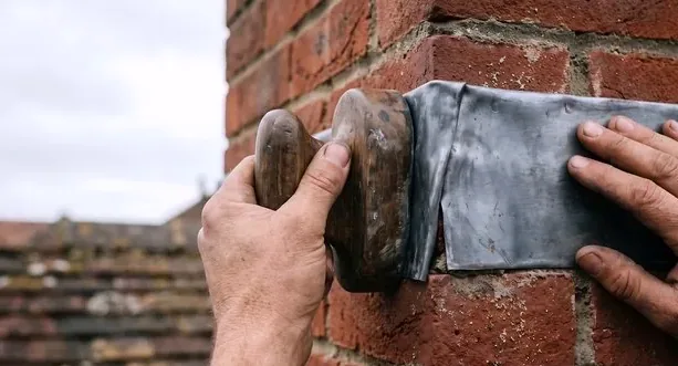 Sealing chimney flashing in Noe Valley